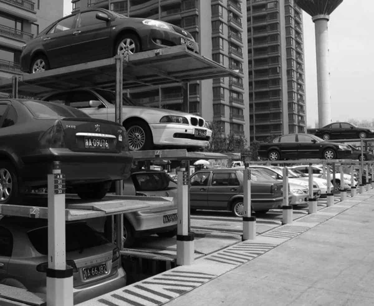 資中立體停車庫二層地坑式簡易升降正一負(fù)一機(jī)械車庫