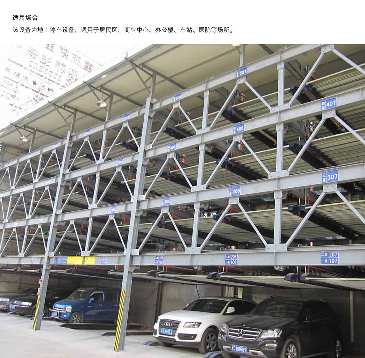 立體停車庫(kù)09四至六層PSH4-6升降橫移機(jī)械立體停車適用場(chǎng)合.jpg