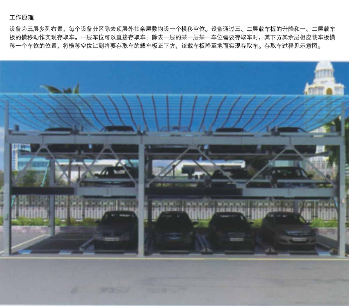 立體停車庫(kù)07PSH3三層升降橫移機(jī)械立體停車工作原理.jpg