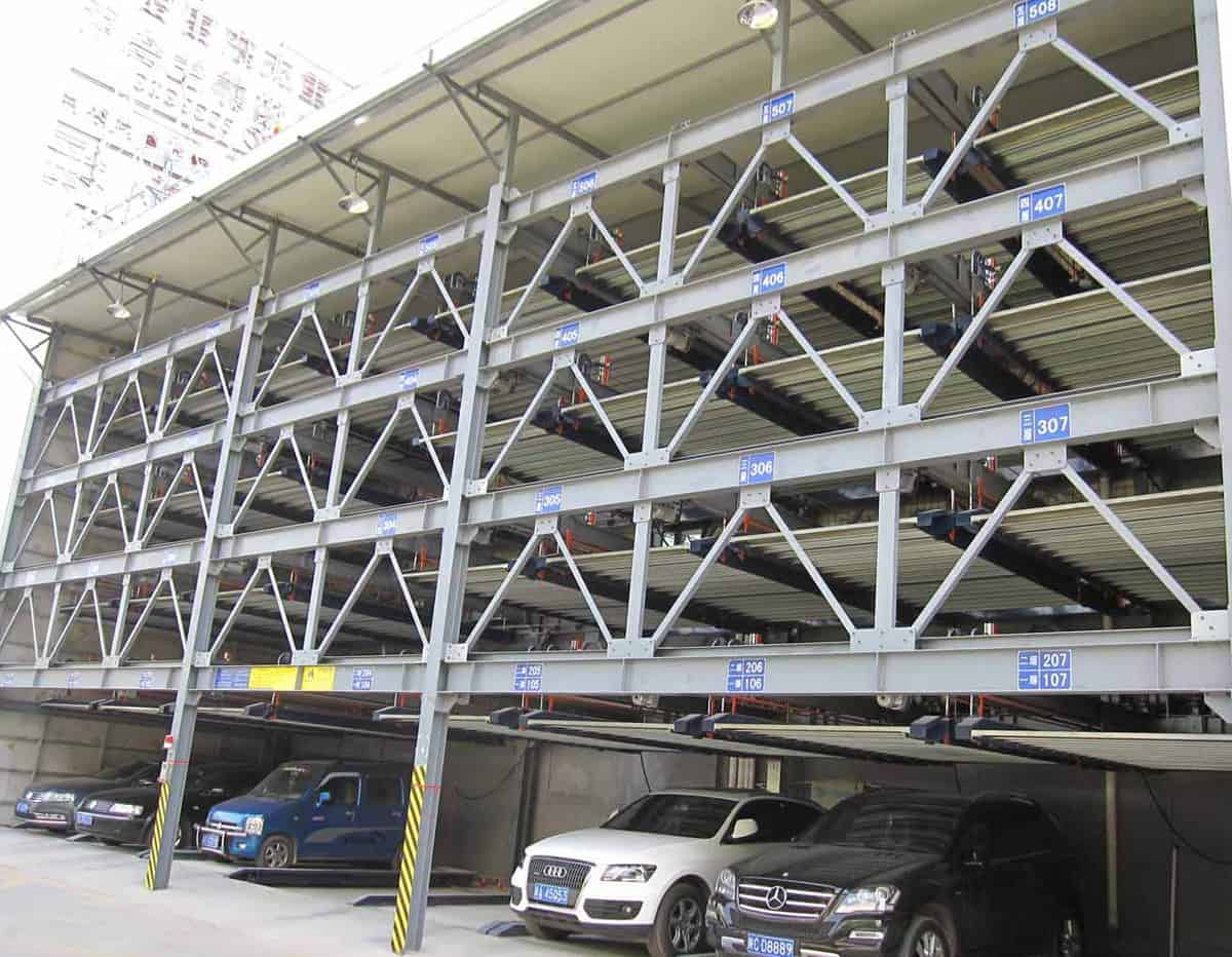 租賃立體停車(chē)庫(kù)租賃機(jī)械車(chē)庫(kù)的科技含金量